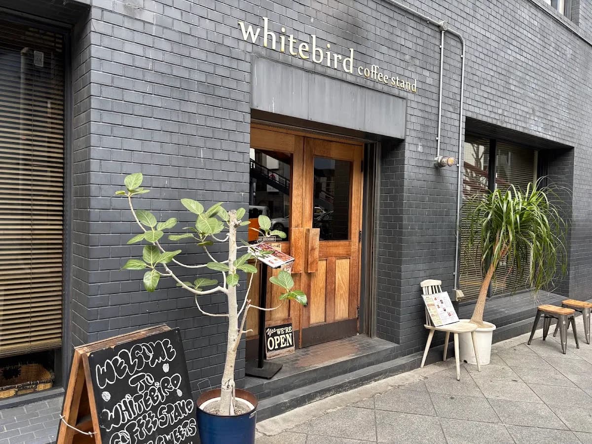 whitebird coffee stand